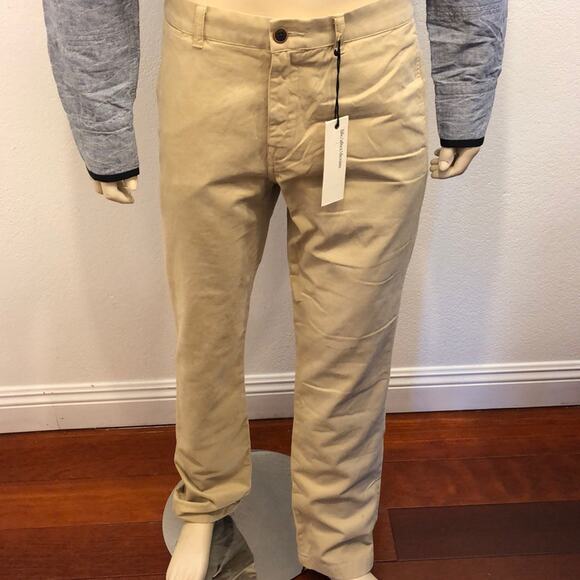 Life After Denim Modern Slim Chino Khaki Pants 36 - Picture 2 of 11
